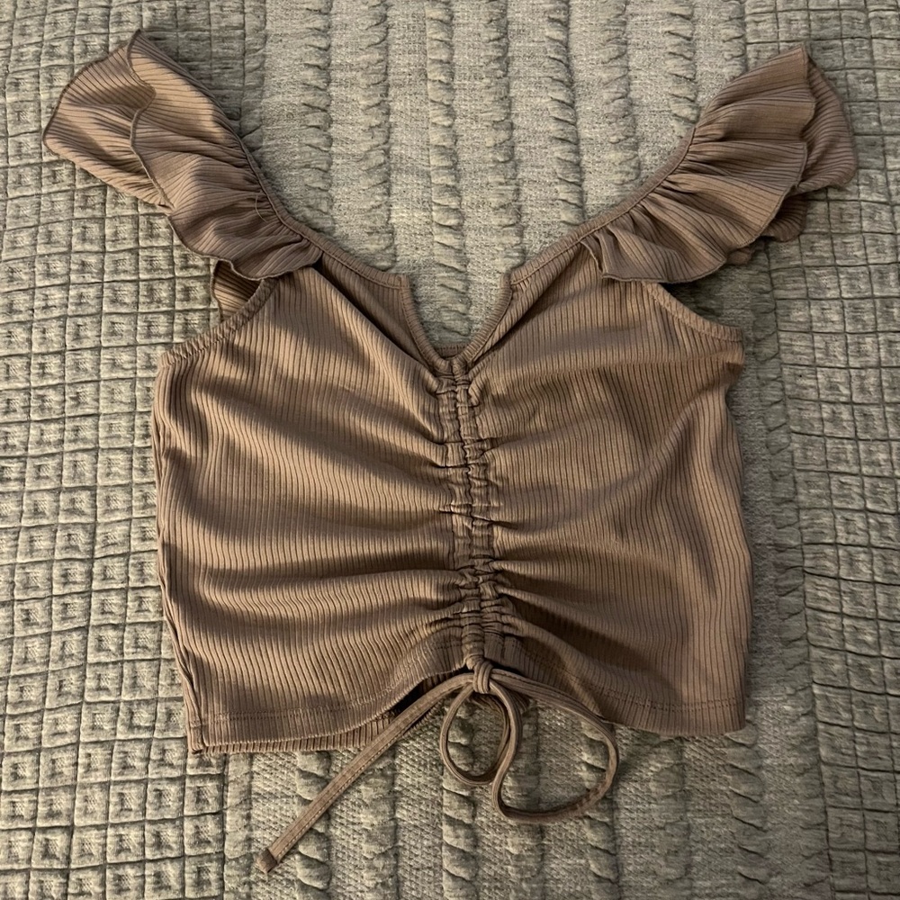 Forever 21 Brown Crop Top